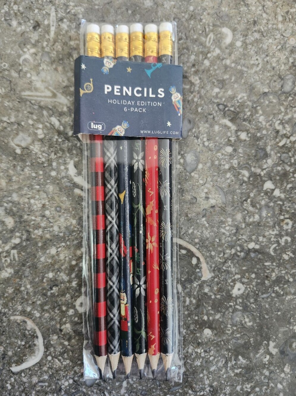 Lug - 6 Pack Pencils - Holiday Edition